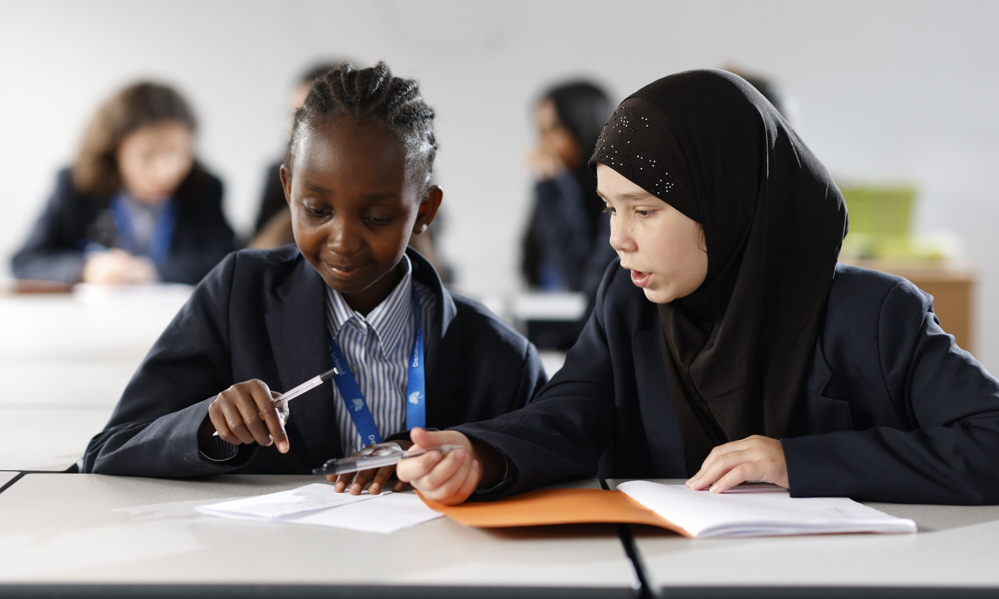 Denmark Road High School - Students working together in class